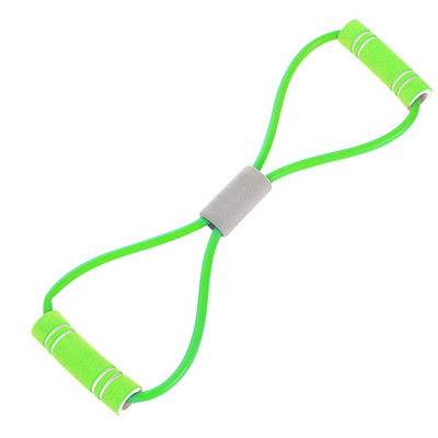 Yoga Gum Fitness Resistance 8 Word Chest Expander Rope Workout Muscle Fitness Ελαστικές ταινίες για αθλητικό εξοπλισμό άσκησης