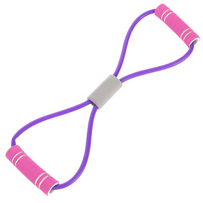 Yoga Gum Fitness Resistance 8 Word Chest Expander Rope Workout Muscle Fitness Ελαστικές ταινίες για αθλητικό εξοπλισμό άσκησης