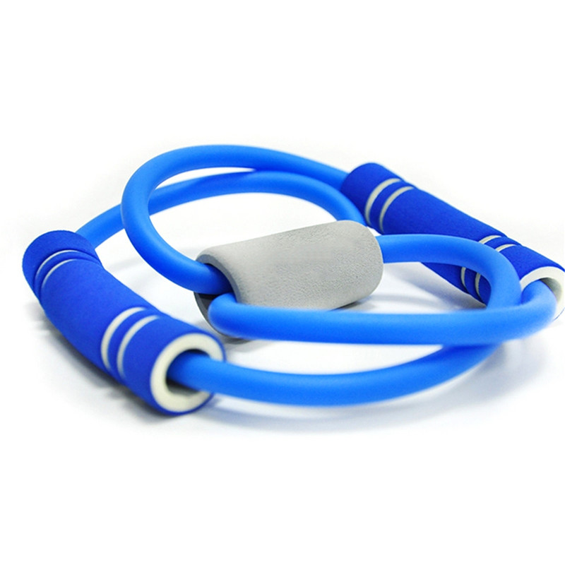 Yoga Gum Fitness Resistance 8 Word Chest Expander Rope Workout Muscle Fitness Ελαστικές ταινίες για αθλητικό εξοπλισμό άσκησης