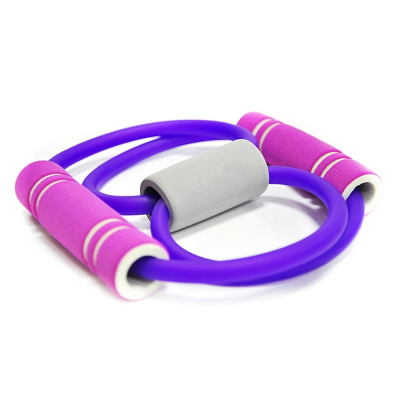 Yoga Gum Fitness Resistance 8 Word Chest Expander Rope Workout Muscle Fitness Ελαστικές ταινίες για αθλητικό εξοπλισμό άσκησης