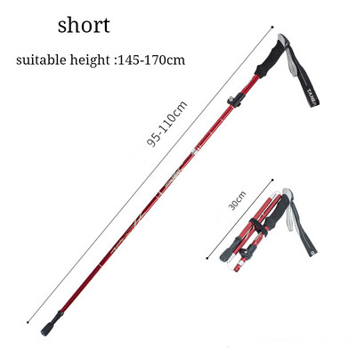 Multifunktsionaalsed jalutuskepid matkakepid, kokkupandavad teleskoopkargud matkakepp, eakate metallist kepp jalutuskepp õues