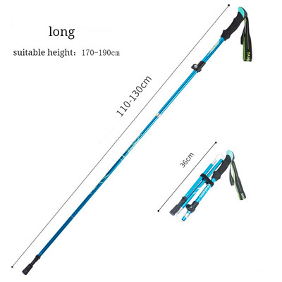 Multifunktsionaalsed jalutuskepid matkakepid, kokkupandavad teleskoopkargud matkakepp, eakate metallist kepp jalutuskepp õues