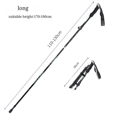 Multifunktsionaalsed jalutuskepid matkakepid, kokkupandavad teleskoopkargud matkakepp, eakate metallist kepp jalutuskepp õues