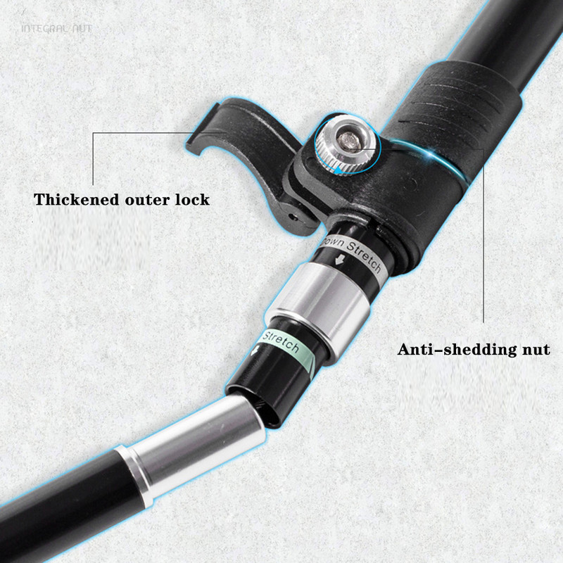 Multifunktsionaalsed jalutuskepid matkakepid, kokkupandavad teleskoopkargud matkakepp, eakate metallist kepp jalutuskepp õues