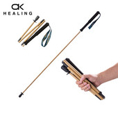 Nagy szilárdságú szénszálas és természetes bambusz bőrű túrabot Ultrakönnyű túrabotok 2023 új érkezésű túrabot kültéri