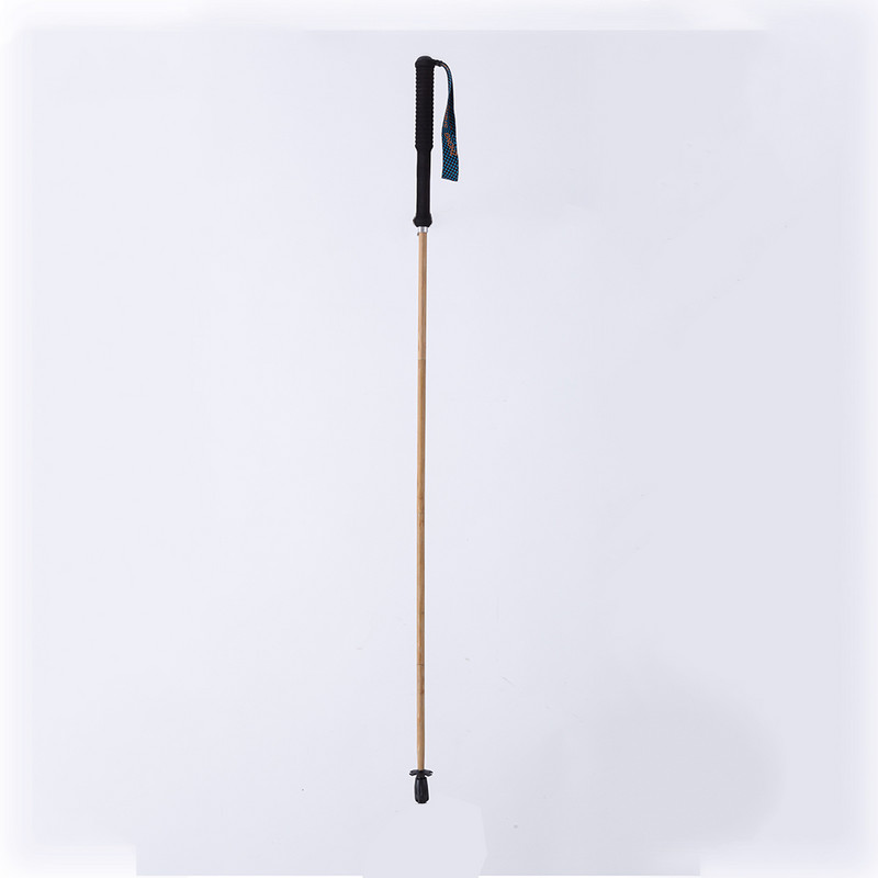 Nagy szilárdságú szénszálas és természetes bambusz bőrű túrabot Ultrakönnyű túrabotok 2023 új érkezésű túrabot kültéri