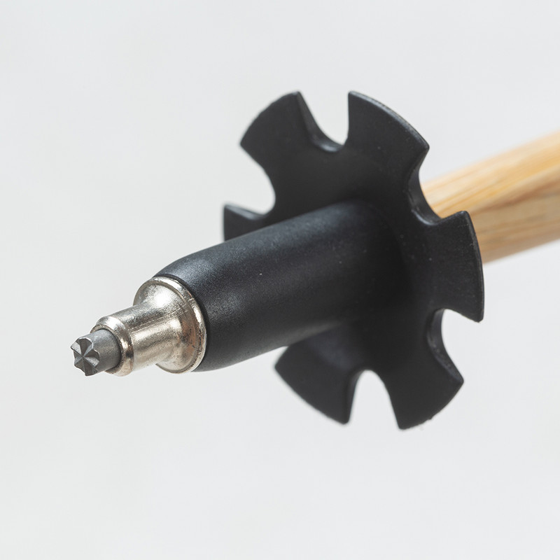 Nagy szilárdságú szénszálas és természetes bambusz bőrű túrabot Ultrakönnyű túrabotok 2023 új érkezésű túrabot kültéri