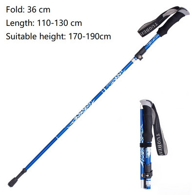 Matkakepid reguleeritavad ülikerged jalutuskepid Alpenstocki välimatka-ronimiskepid