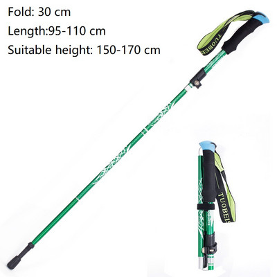 Matkakepid reguleeritavad ülikerged jalutuskepid Alpenstocki välimatka-ronimiskepid