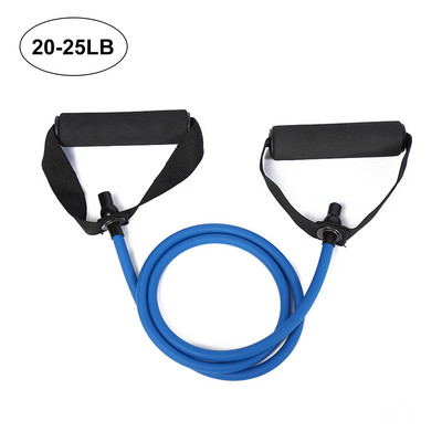 Benzi de rezistență din latex cu 5 niveluri cu mânere, frânghie de tragere pentru fitness, banda elastică pentru exerciții de fitness pentru antrenamente acasă