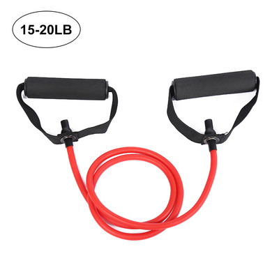 Benzi de rezistență din latex cu 5 niveluri cu mânere, frânghie de tragere pentru fitness, banda elastică pentru exerciții de fitness pentru antrenamente acasă