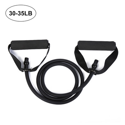 Benzi de rezistență din latex cu 5 niveluri cu mânere, frânghie de tragere pentru fitness, banda elastică pentru exerciții de fitness pentru antrenamente acasă