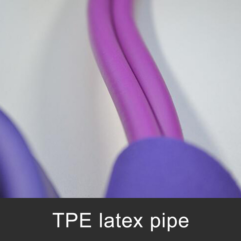 Frânghie de tensiune 2 tuburi Coarda de tragere pentru sit-up Benzi elastice portabile de fitness Pedală extractor de glezne Aparat de exercițiu abdominal pentru sală de gimnastică acasă