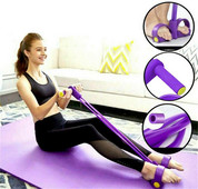 TPE Multifunctional Picior Tummy Antrenament Picior Sit-Up Pedală Raliu Fitness Trage Coarda Echipamente pentru exerciții 4 Tuburi Benzi de rezistență