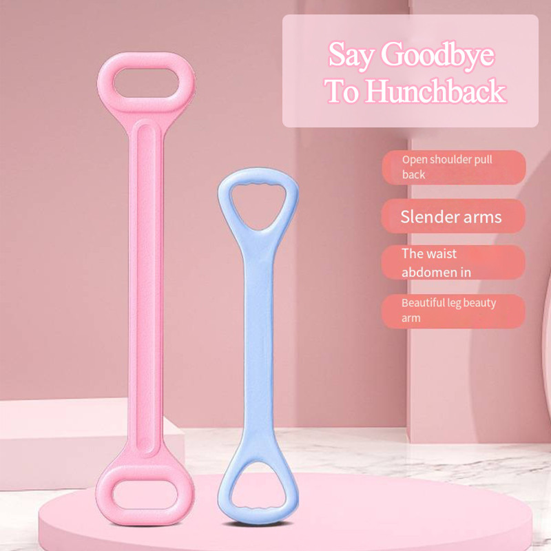 Cureaua de tragere pentru fitness, extractor de 8 caractere, curea elastică pentru yoga, umăr deschis, întinderea spatelui frumos, frânghie de rezistență la Dumnezeu