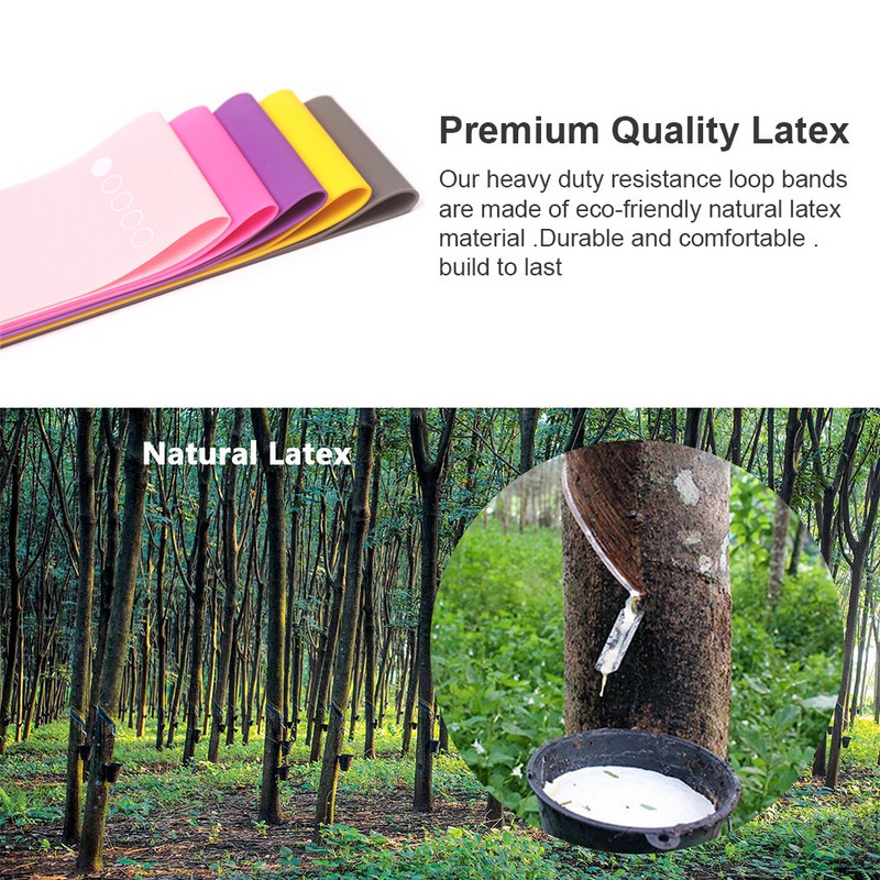 Elastsed ribad Fitnessi vastupidavusribade jaoks Treening Jõusaal Jõutreening Fitness Kumm Pilates Sport Crossfit treeningvarustus