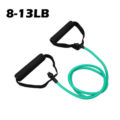 5 tasemega lateksjooga tõmbeköis käepidemetega Fitness Kummist elastsed takistusribad naistele Kodused treeningud Jõutreening