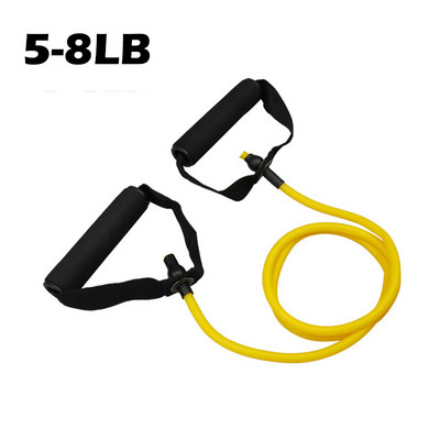 5 tasemega lateksjooga tõmbeköis käepidemetega Fitness Kummist elastsed takistusribad naistele Kodused treeningud Jõutreening