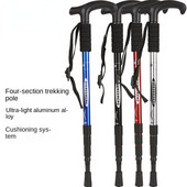 Põrutusvastane matkakepp ülikerged kõnnikepid Reguleeritavad matkakepid, teleskoopkark kepikõnnikeppide jaoks