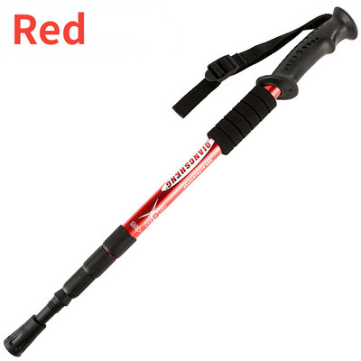 Põrutusvastane matkakepp ülikerged kõnnikepid Reguleeritavad matkakepid, teleskoopkark kepikõnnikeppide jaoks