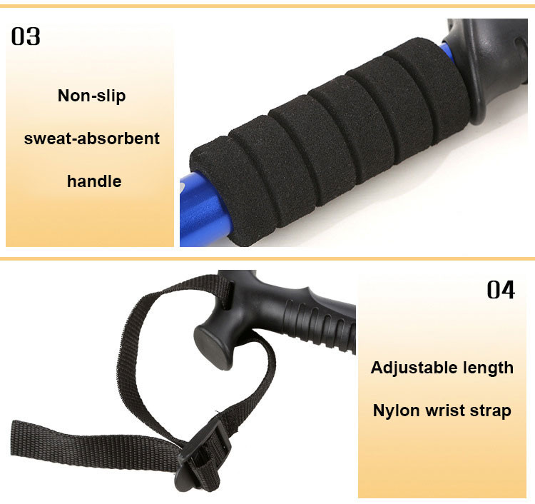 Põrutusvastane matkakepp ülikerged kõnnikepid Reguleeritavad matkakepid, teleskoopkark kepikõnnikeppide jaoks