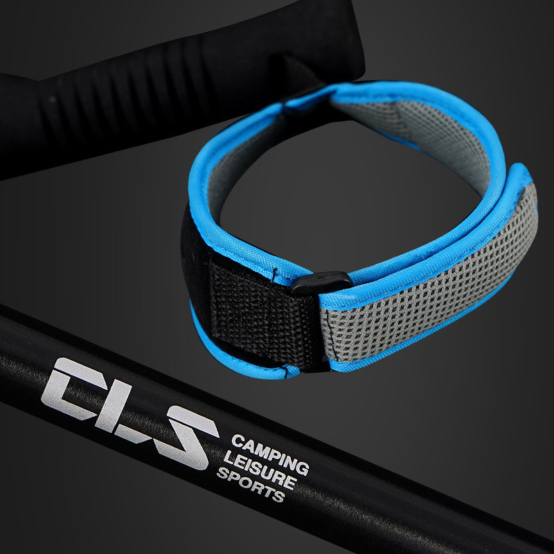 Ultrakönnyű sétapálcák, 4 szekciós, teleszkópos, állítható méretű bot alumínium ötvözet mankó hordozható kültéri túrázás