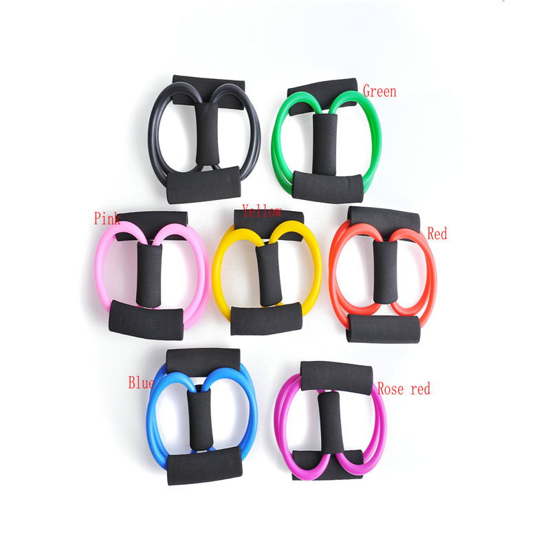 Cele mai bune benzi de antrenament pentru exerciții de fitness Expansoare de tuburi din latex Benzi de exerciții pentru slăbire braț elastic pentru strângerea 7 culori