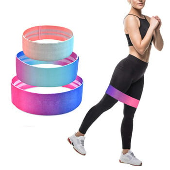 Унисекс Booty Band Hip Circle Loop Resistance Band Тренировъчно упражнение за крака Бедро Glute Butt Squat Неплъзгащо се фитнес оборудване