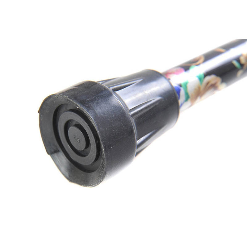 Könnyű, összecsukható sétapálcák idős idősek számára, teleszkópos 92 cm-es, állítható, összecsukható, virágos fémbotos túrázás