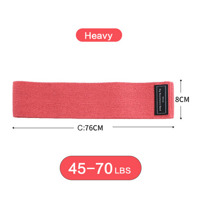 Set de 3 benzi de rezistență antiderapante pentru țesături, antrenament, fitness, pradă de yoga, banda de șold roz