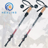 Matkaraja pulgad Higineelavate EVA käepidemetega Kiirlukk Matkakepid jalutuskepid