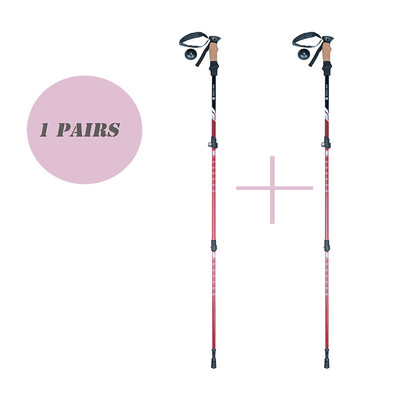 Matkaraja pulgad Higineelavate EVA käepidemetega Kiirlukk Matkakepid jalutuskepid