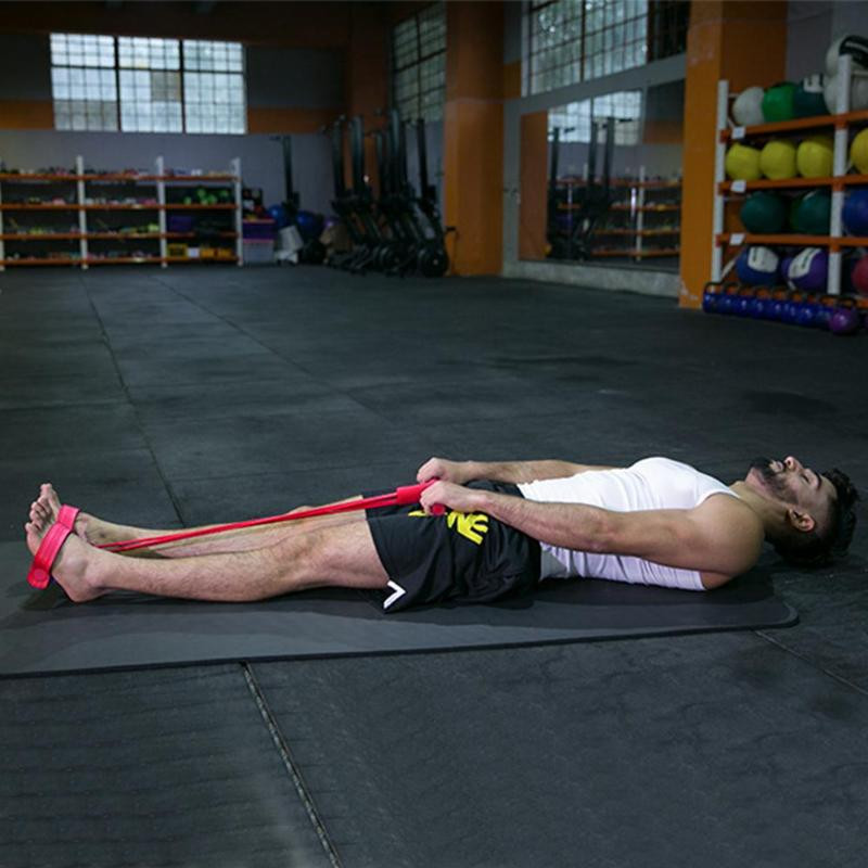Multifunktsionaalne 4 toruga elastne tõmbeköis Jalapedaal Kere õhuke jooga vastupidavusribad Treening Sport Treening Fitnessivarustus