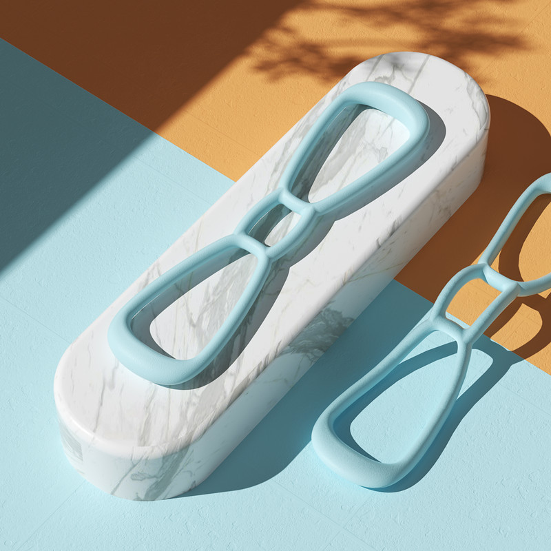 2022 1 komad elastičnog pojasa Yoga muškarci i žene Artefakt otvorenih ramena Ljepota Leđa Ramena Vrat Oprema za vježbe istezanja