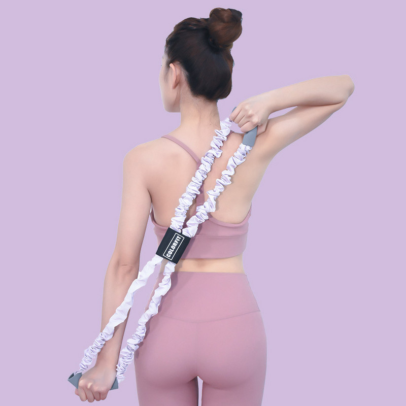 Yoga otporna traka Prekrasan elastični pojas za leđa Rally uže za povlačenje Lateks guma Vježbanje mišića Zatezno uže Alat za fitness u teretani