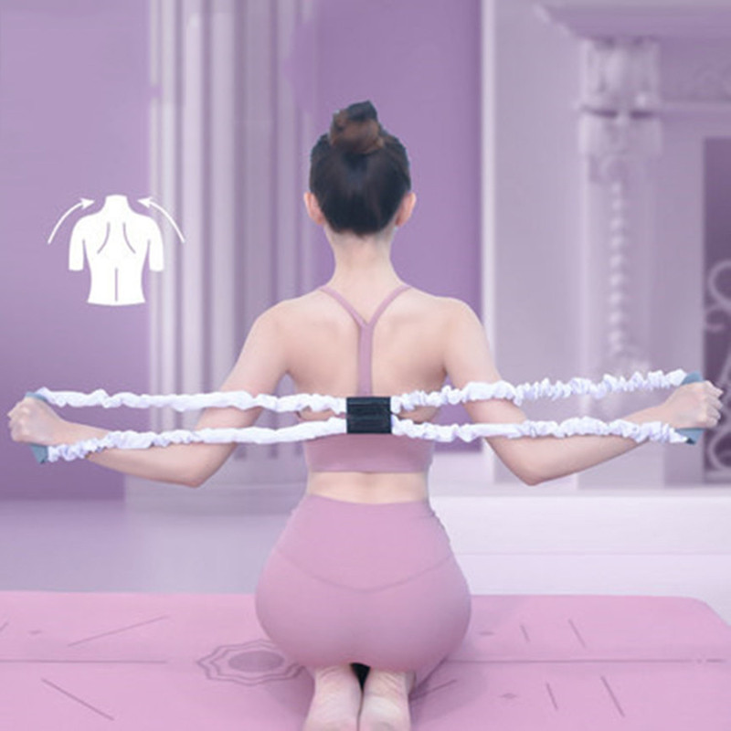 Yoga otporna traka Prekrasan elastični pojas za leđa Rally uže za povlačenje Lateks guma Vježbanje mišića Zatezno uže Alat za fitness u teretani