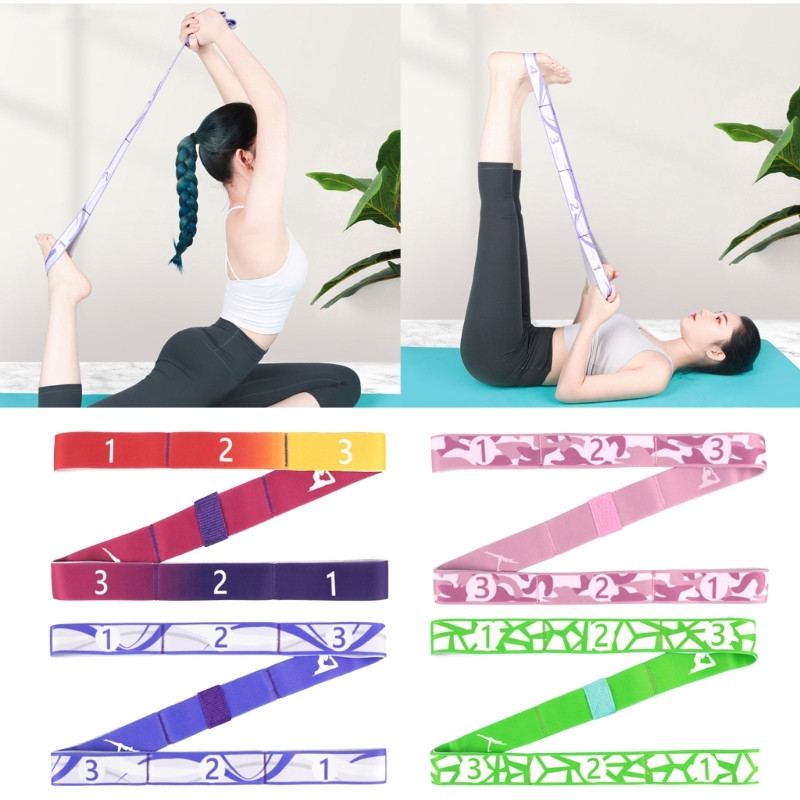 Treeningvastupanu bänd jooga venitusrihm, mitme aasaga jooga tõmbamisrihm tantsupilatese ja võimlemise jaoks