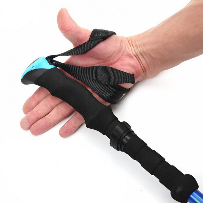 Kokkupandav 4 sektsiooniga põrutusvastane matkakepp pikendatav teleskoopiline matkakepp ülikerge kokkupandav matkakepp matkariist