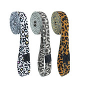 Unisex sexy imprimeu leopard Yoga ghemuit Cerc buclă șolduri benzi de rezistență echipament de antrenament elastic Banda de rezistență anti-alunecare