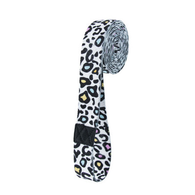 Unisex sexy imprimeu leopard Yoga ghemuit Cerc buclă șolduri benzi de rezistență echipament de antrenament elastic Banda de rezistență anti-alunecare