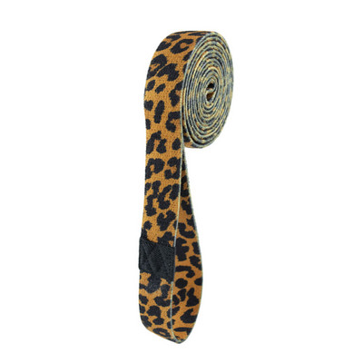 Unisex sexy imprimeu leopard Yoga ghemuit Cerc buclă șolduri benzi de rezistență echipament de antrenament elastic Banda de rezistență anti-alunecare