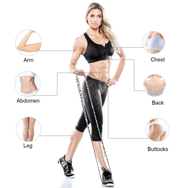 Unisex sexy imprimeu leopard Yoga ghemuit Cerc buclă șolduri benzi de rezistență echipament de antrenament elastic Banda de rezistență anti-alunecare