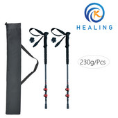 Professionaalsed süsinikkiust matkakepid 3-sektsioonilised ülikerged kaasaskantavad matkareisid ronimiskepid