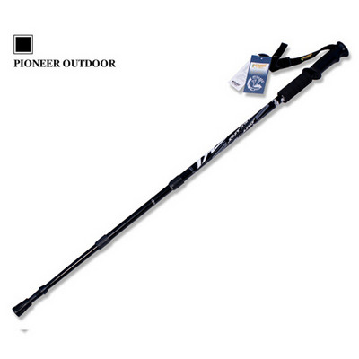 Baston de schi Pioneer Trekking Baston de mers reglabil Drumeții Alpenstock Soc Aluminiu Cățărare Schi Camping Baston telescopic
