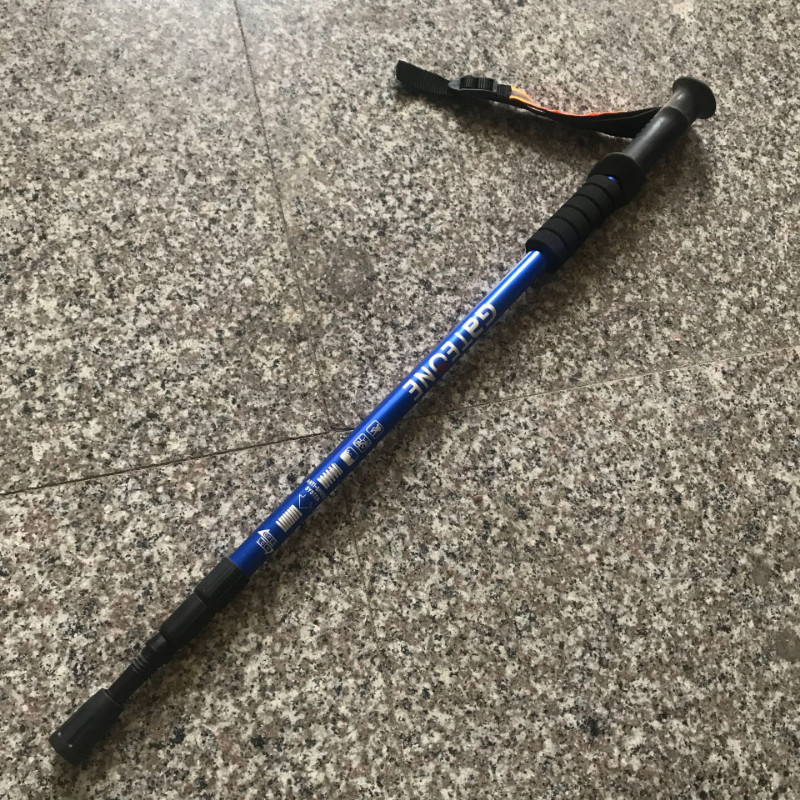 Reguleeritav jalutuskepp 3 sektsiooniga stabiilne libisemisvastane kark Vanamehe matkakepp mägironimiskepp