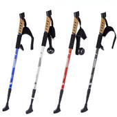 Matkakepid põrutusvastased matkakepid kepikõnni matkakepid Alumiiniumist teleskoopkämping Matkakepid Kargud