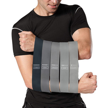 5 τμχ Ζώνες αντίστασης γιόγκα Bodybuilding Elastic Rubber Band Προπόνηση Ενδυνάμωσης Γυμναστήριο Γυμναστήριο Εξοπλισμός άσκησης γυμναστικής ζώνης