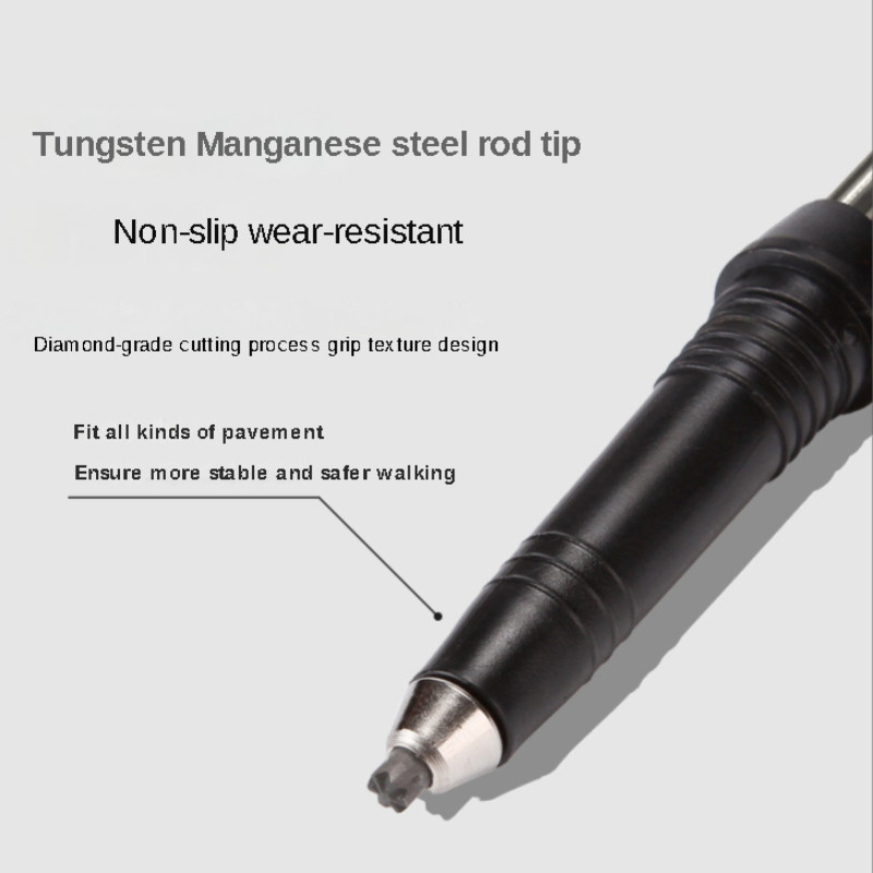 Υπαίθριο πτυσσόμενο μπαστούνι Κάμπινγκ Φορητά μπαστούνια πεζοπορίας Ρυθμιζόμενο τηλεσκοπικό Alpenstock για ορειβασία πεζοπορίας