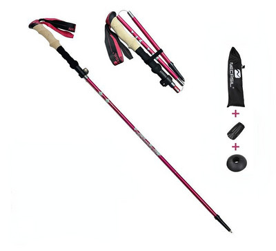 33–125 cm 5-sektsioonilised kaasaskantavad õues kokkupandavad matkakepid matkakepid matkakepid teleskoopkämpingul jalutuskepid