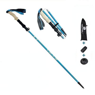 33–125 cm 5-sektsioonilised kaasaskantavad õues kokkupandavad matkakepid matkakepid matkakepid teleskoopkämpingul jalutuskepid